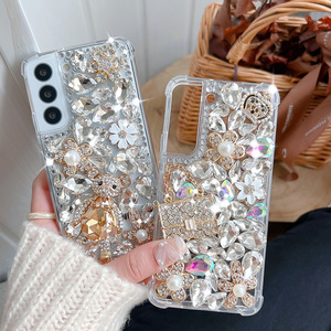 เคสโทรศัพท์ประดับเพชรไรน์สโตนสำหรับ <span class=keywords><strong>Samsung</strong></span> Galaxy S25 S24Ultra S23 <span class=keywords><strong>FE</strong></span> S22 Plus A16 A06 A55 เคสคริสตัล 3 มิติ หรูหรา ระยิบระยับ - Product Image 5