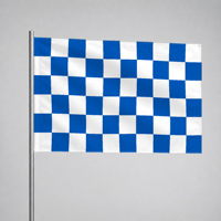 Drapeau de course personnalisé noir et blanc à carreaux en polyester pour événements sportifs automobiles, décoration intérieure et extérieure de garage