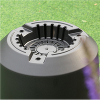 Jardinières rondes durables pour jardin extérieur Grand pot de fleurs en plastique pour arbres potagers