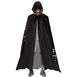 Capa Negra <span class=keywords><strong>de</strong></span> <span class=keywords><strong>Momia</strong></span> Zombi <span class=keywords><strong>de</strong></span> Spirit Halloween para Hombre, Capa con Capucha <span class=keywords><strong>de</strong></span> Microfelpa Ultra Suave <span class=keywords><strong>de</strong></span> Primera Calidad, Disfraz <span class=keywords><strong>de</strong></span> Cosplay para Adultos, Capa <span class=keywords><strong>de</strong></span> Anime - Product Image 2
