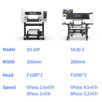 Impresora automática UV DTF Transferencia multicolor AB Film Digital Epson XP600 F1080 con 1 año de garantía