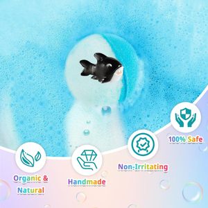 Usine en gros personnalisé marque privée bain effervescents amusant bombe de bain coffret cadeau bombe de bain pour enfants jouets de luxe naturel bombe de bain - Product Image 5