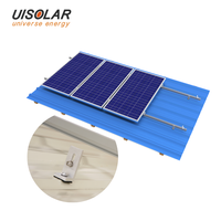 Support de panneau solaire UISOLAR, pieds en L pour montage PV, support de montage étanche avec coussin EPDM, kit de pieds en L en aluminium pour toiture en tôle métallique