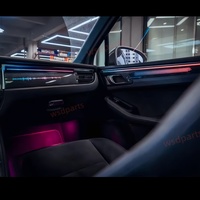 Luz Ambiental LED para Porsche Macan 2014-2025, Mejora de Iluminación Interior Automotriz, Piezas de Auto, Tira Decorativa 1:1, Lámpara de Atmósfera