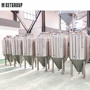 500L par lot complet micro équipement de brasserie combiné 2 navire brasserie haut trou d'homme cuve de fermentation système de brassage de bière - Product Image 4