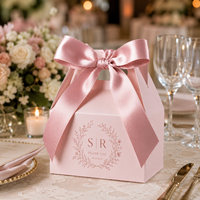 Boîte à dragées personnalisée pour les invités Emballage cadeau de mariage personnalisé Vente en gros