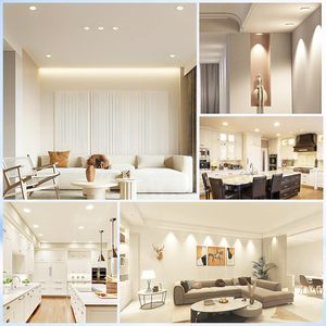 Hot Sale Super Bright 3W-18W LED Round Slim Panel Light <b>Downlight</b> Modern Aluminum Body IP33 Rated Dimmable for Living Room - Product Image 5