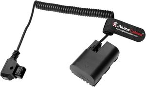 Cavo Alimentazione a Spirale Alvin's Cables D-tap a Batteria Fittizia LP-E6P per Fotocamere <span class=keywords><strong>Canon</strong></span> EOS R5 Mark II/ R5/ R6 Mark II/ R6/ R7/ R - Product Image 5