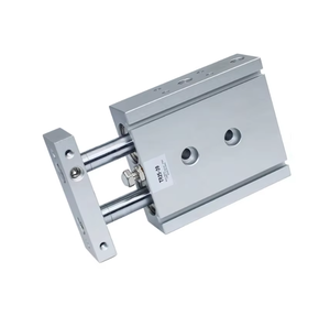 Cilindro Neumático Guiado de Doble Acción de Alta Calidad TR25X20, Diámetro de 25 mm, Carrera de 20 mm, Cilindro de Aire de Doble Acción con Doble Vástago Magnético - Product Image 3