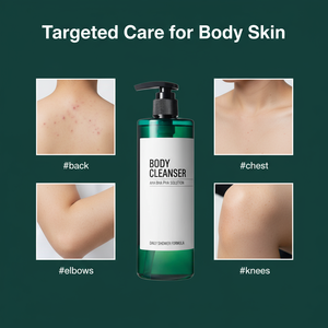 Gel de Baño Exfoliante Diario de 400 ml con Árbol de Té y Ácido Salicílico para el Acné, AHA BHA PHA, Limpiador Corporal Milagroso para Eliminar el Acné en 30 Días - Product Image 5