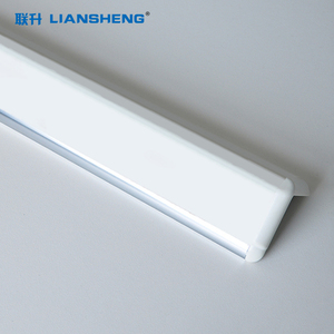 Protection d'angle en PVC rigide mat avec retainer en aluminium 57 mm, protection d'angle en <span class=keywords><strong>vinyle</strong></span> anti-bactérienne avec bord métallique - Product Image 6