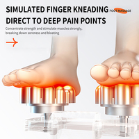 Masseur de pieds 4D à rouleaux chauffant et vibrant, SPA électrique de luxe 2026 pour les pieds et les mollets, avec physiothérapie infrarouge et shiatsu