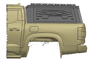 4x4 acero solo doble camioneta cama Hardtop Topper dosel para Chevy Silverado 1500 Gmc <span class=keywords><strong>Sierra</strong></span> BYD SHARK - Product Image 2