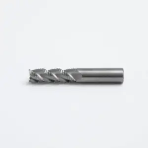 ZEALEE HRC 65 6 flutes roughing end mill with coolant hole/solid carbide s roughing milling cutter/Black coating roughing freza