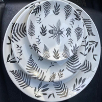 YUTAI Lámina de Transferencia de Agua de Alta Calidad con Calcomanías de Cerámica de Mariposa Flexibles, Papel Blanco para Serigrafía
