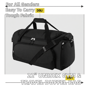 Bolsa de Gimnasio de Viaje con Ruedas, Personalizable con Logotipo, Unisex, Ligera, Tamaño Grande, 22 Pulgadas, de Poliéster, <span class=keywords><strong>para</strong></span> Fitness de Larga Distancia - Product Image 2