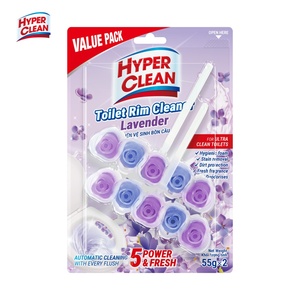 Inodoro bloque limpio desodorante limpieza automática inodoro borde Bola con fragancia de lavanda - Product Image 1