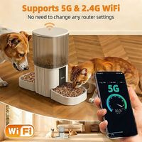 Distributeur automatique de nourriture pour animaux de compagnie intelligent et écologique, en forme de bouteille, avec alimentation par batterie pour chats et chiens, alimentation programmée à l'heure
