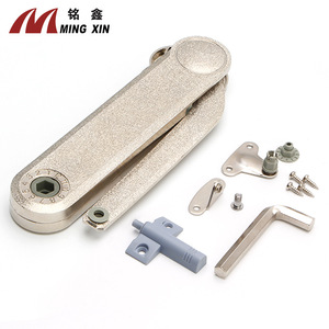 Tige de support hydraulique Ming Xin en alliage de zinc, vérin à gaz réglable pour porte d'armoire à ouverture ascendante, design industriel - Product Image 1