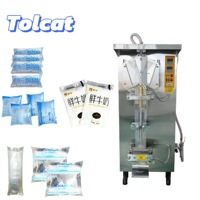 Machine d'emballage verticale de sachets liquides à haute efficacité Tolcat, machine automatique de remplissage et de scellage de sacs d'eau pour les petites entreprises