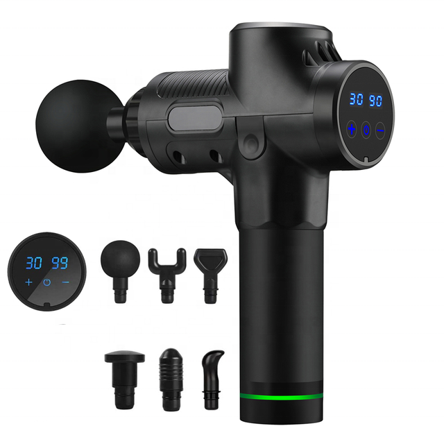 Handheld 30 Speed LCD Touch Screen Fascia Gun Massagepistole Vibration Massage Gun