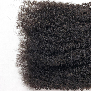 Extensión de cabello rizado Afro para mujer negra, Clip virgen tipo hm para cabello natural brasileño, 4C, venta al por mayor - Product Image 2
