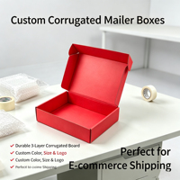 Vente en gros directe d'usine, boîte en carton ondulé durable à 3 couches, impression colorée et élégante, pour l'emballage