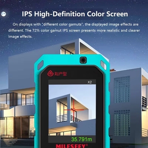 Telemetro <span class=keywords><strong>Laser</strong></span> Portatile Mileseey S2 Versione Video, IP65, Ingrandimento 4X, Strumento <span class=keywords><strong>di</strong></span> Misurazione a Infrarossi per Esterni - Product Image 4