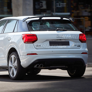 สปอยเลอร์สีดำเงาสำหรับตกแต่งรถยนต์ ปีกหลังสำหรับ Audi Q2 ปี 2016-2023 วัสดุ ABS ชุดแต่งท้ายรถยนต์ อุปกรณ์ตกแต่งภายนอก - Product Image 4