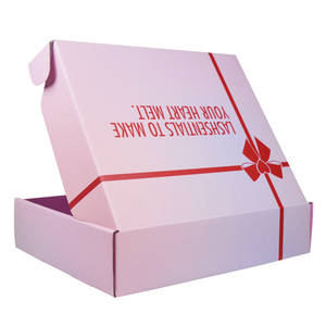 Free <strong>Sample</strong> Customized Pink Corrugated Gift <strong>Package</strong> Paper <strong>Box</strong> - Product Image 4