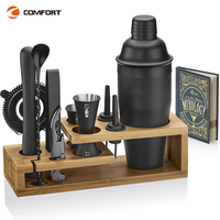 Kit complet de barman de qualité supérieure ensemble de shakers à cocktail en acier inoxydable pour la maison et le bar