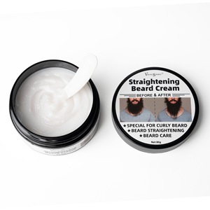 Huile de croissance de barbe de marque privée produits de soin de barbe pour hommes <span class=keywords><strong>crème</strong></span> de correction lissante de barbe - Product Image 4