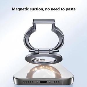 Compatible Flexible Dual-Sided Zinc Alloy Magnet Phone Grip <b>Holder</b> Stand Adjustable Ring Universal Smartphones Portable Desktop - Product Image 2