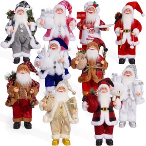 Ông già Noel đứng sáng tạo 12 inch, đồ trang trí Giáng sinh, quà tặng Giáng sinh sang trọng để nhét tất, đang bán - Product Image 5