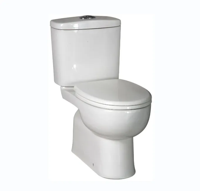 Diskon besar S perangkap dua bagian keramik logo kustom toilet kamar mandi untuk rumah