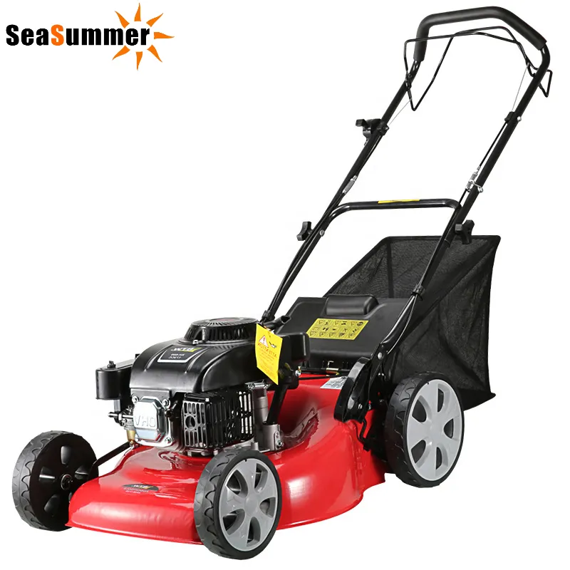 Seasummer 20 ''Hand Push Style Benzin Rasenmäher AS506HC Grass ch neider Gartengeräte Cortador de cepillos