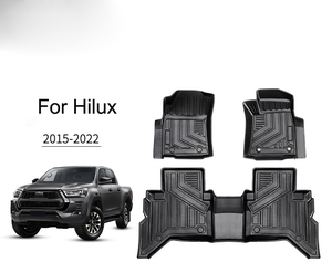 เสื่อปูพื้นรถยนต์3ชิ้นอุปกรณ์ตกแต่งภายในรถยนต์สำหรับ <span class=keywords><strong>A8</strong></span> TPE ยางกันน้ำหรูหราหนา18มม. - Product Image 1