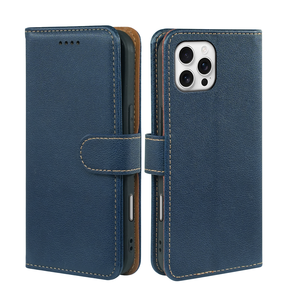 Nueva Funda Cartera de Cuero con Cierre Magnético para <span class=keywords><strong>iPhone</strong></span> 16 Pro Max 15 14 Pro con Titular de Tarjetas - Product Image 5