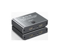 Conmutador KVM Bidireccional Tipo-C 3.1 2-en-1 con Interfaces USB-C y Thunderbolt 3