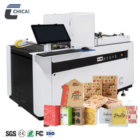 Imprimante numérique à jet d'encre automatique Chicai, nouvelle génération, simple passage, 40 m/min, 1200 dpi, haute vitesse, pour boîtes à pizza, sacs non tissés et carton