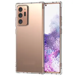 Per <span class=keywords><strong>Samsung</strong></span> per Galaxy <span class=keywords><strong>Note</strong></span> <span class=keywords><strong>20</strong></span> <span class=keywords><strong>Ultra</strong></span> Custodia del telefono quattro angoli per Airbag Anti-caduta <span class=keywords><strong>Silicone</strong></span> trasparente <span class=keywords><strong>Cover</strong></span> Mobile per la nota <span class=keywords><strong>20</strong></span> - Product Image 1