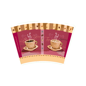 Gobelet en carton enduit de PE de qualité alimentaire, imprimé flexographie simple face, résistant à l'humidité, pour boissons, snacks et bonbons (vente en gros) - Product Image 3