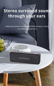 Xdobo X5 30W Enceinte Portable Stéréo 5.0 à Basses Profondes, Étanche IPX5 pour Extérieur, Autonomie 15H+, Idéale Home Cinéma et Fêtes - Product Image 3