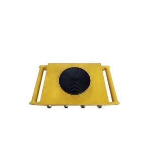 Patins à roulettes pour le déplacement de machines ALLMAN 18 tonnes, en acier allié au carbone CE, 12 roues, pour le transport d'équipements lourds - Product Image 1