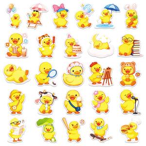 51 Lindas Pegatinas Decorativas de Vinilo con Diseño de Patos - Decoración Impermeable para Diarios, Espejos y Tazas de Niñas - Product Image 4