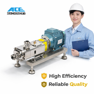 Pompe parallèle à double vis sanitaire en acier inoxydable SS304 5 CV 4 kW Xspxp-110 avec stator en silicone et moteur électrique chinois - Product Image 3