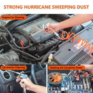 Pistolets à air comprimé industriels, pistolet de soufflage pneumatique, pompe à air, buses allongées, souffleur de poussière haute pression, kit de suspension pneumatique - Product Image 4