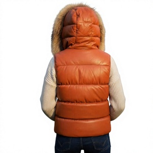 Gilet matelassé unisexe d'hiver sans manches, léger et chaud pour l'extérieur, personnalisable en gros - Product Image 2
