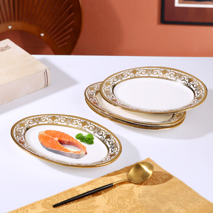 Service de vaisselle de luxe personnalisé en porcelaine, écologique et compatible congélateur, assiettes et bols - Product Image 3