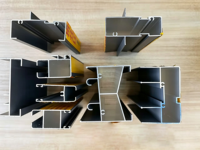 Fenêtres coulissantes en verre à haute efficacité énergétique, fenêtre coulissante en alliage d'aluminium pour les constructeurs, appartements